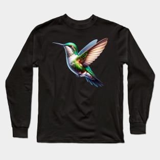 Flying Hummingbird Long Sleeve T-Shirt